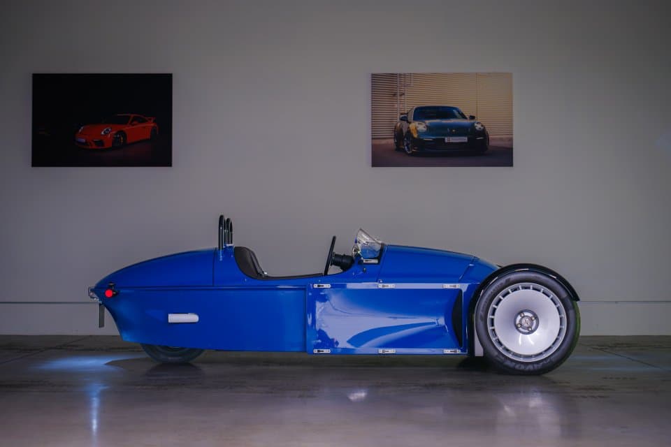 Morgan 3 Wheeler boční pohled
